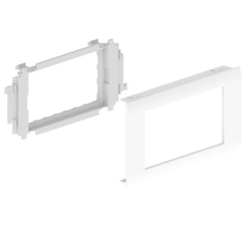 93 Adaptador 2 mec. Unica blanco RAL9010 65 U24X