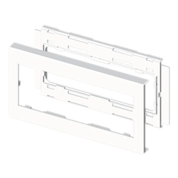 73 Marco para mecanismos blanco RAL9010 110 U24X