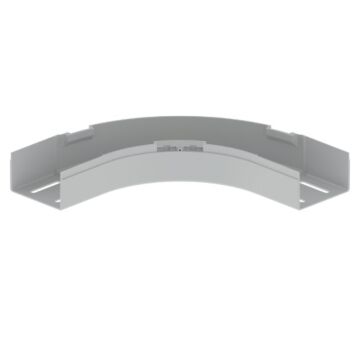 66 Curva plana de 90° gris RAL7035 60x100 U23X