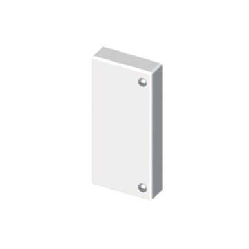 78 Tapa final blanco RAL9010 20x30 U24X