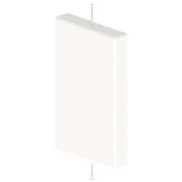 31 Tapa final blanco RAL9010 60x100 U24X
