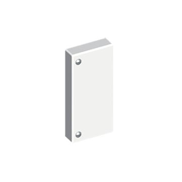 73 Tapa final blanco RAL9010 60X60 U24X