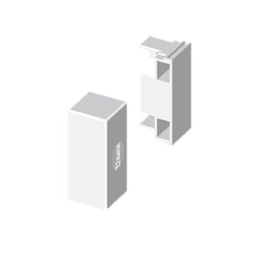 78 Tapa final blanco RAL9010 10x22 U24X