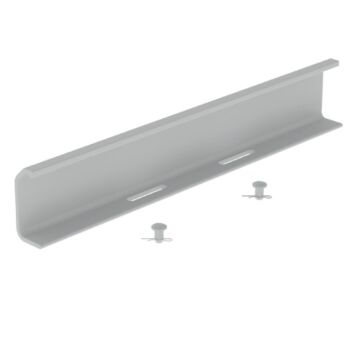 66 Unión entre tramos con perno gris RAL7035 100 U23X
