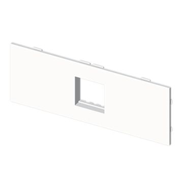 73 Placa 1 mec. Simon 27 blanco RAL9010 U24X