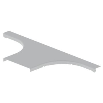 66 Tapa derivación T gris RAL7035 200 U23X