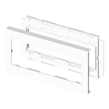 73 Marco para mecanismos blanco RAL9010 130 U24X