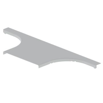 66 Tapa derivación T gris RAL7035 300 U23X