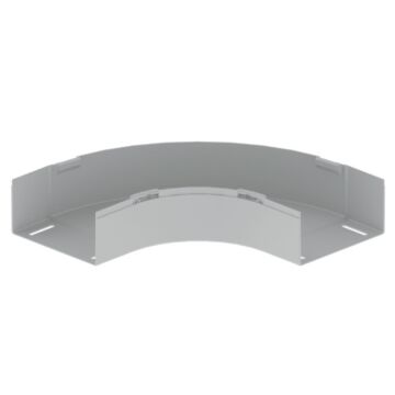 66 Curva plana de 90° gris RAL7035 100X200 U23X