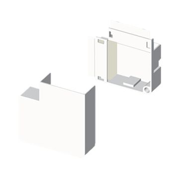 78 Ángulo plano blanco RAL9010 10x22 U24X