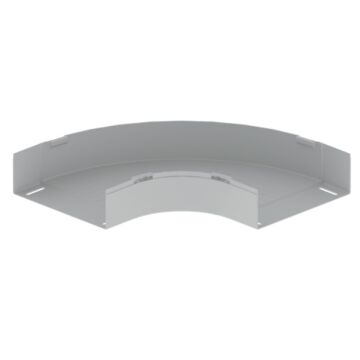66 Curva plana de 90° gris RAL7035 100X300 U23X