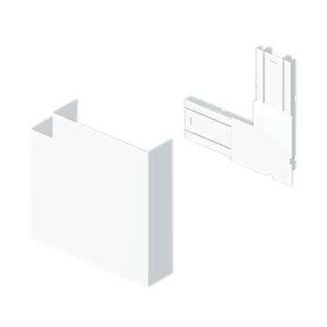 93 Ángulo plano blanco RAL9010 50x80 U24X