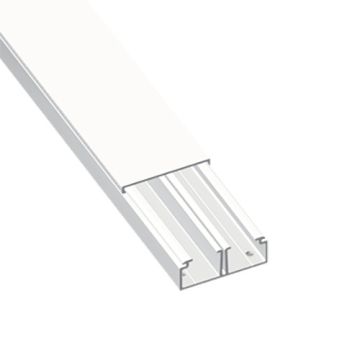 78 Moldura con 1 tabique blanco RAL9010 20x50 U23X