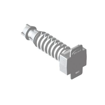 25 Taco a presión gris RAL7035 Ø8 U64X
