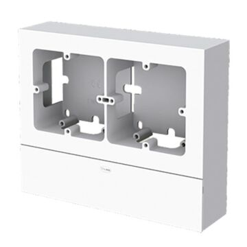78 Adaptador 2 mec. universales blanco RAL9010 U24X