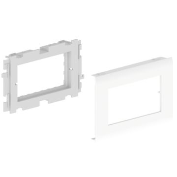 93 Adaptador 2 mec. Unica blanco RAL9010 80 U24X