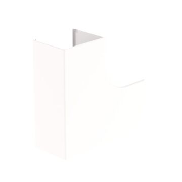 31 Ángulo plano blanco RAL9010 60x75 U24X