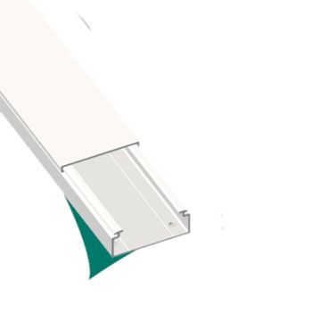 78 Moldura autoadhesiva blanco RAL9010 16X30 U23X