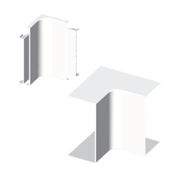 73 Ángulo interior blanco RAL9010 60X60 U24X