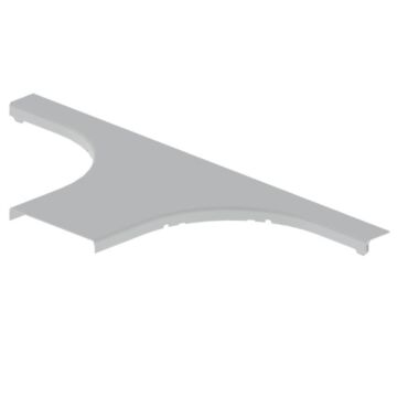 66 Tapa derivación T gris RAL7035 150 U23X