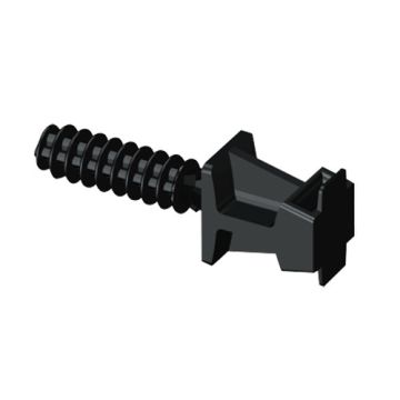 25 Taco a presión distanciador negro Ø8 U63X