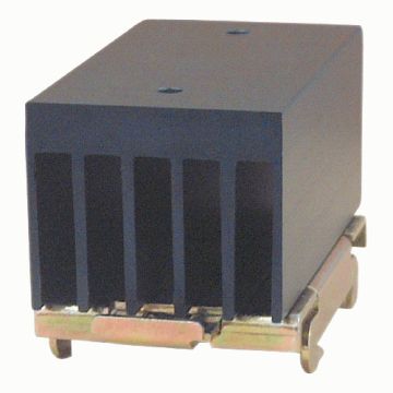 Disipador de carlor para varios relés estáticos tipo RGS1 o RM1A, Sin ventilador, Montaje carril DIN