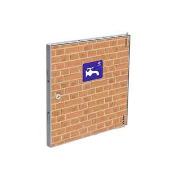 Puerta metálica panelable 450x300 1 hoja
