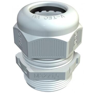 Prensaestopas V-TEC VM M16x1,5 gris claro