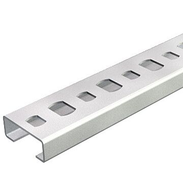 Perfil perforado, ranura 11mm