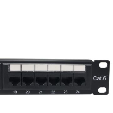 Panel 19” RJ45 de 1U de altura C-6 UTP