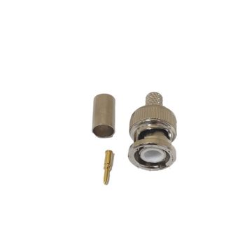 Conector macho BNC RG59 para CCTV