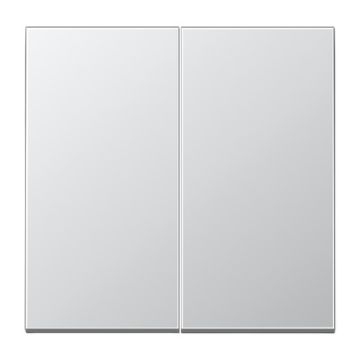 Tecla doble LS aluminio