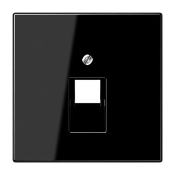 Placa central telef. LS negro