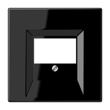 Placa telef. TAE LS negro