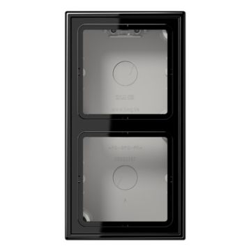 Marco doble LS CUBE negro