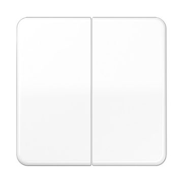 Tecla doble CD blanco alpino