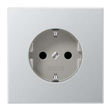 Cazoleta enchufe SCHUKO® LS aluminio