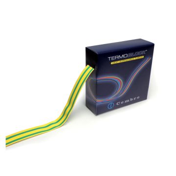 Caja funda termorretráctil ø3,2mmx10m marrón