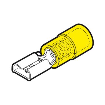 Terminal hembra desconectable 4-6 6,35x0,8