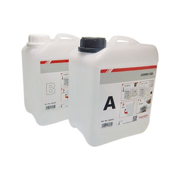 Gel bicomponente JUMBO GEL 5000 económico para grandes cantidades (Garrafa 5000ml)