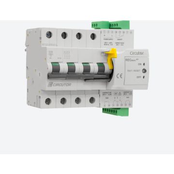 Interruptor automático motorizado, 4 polos curva C