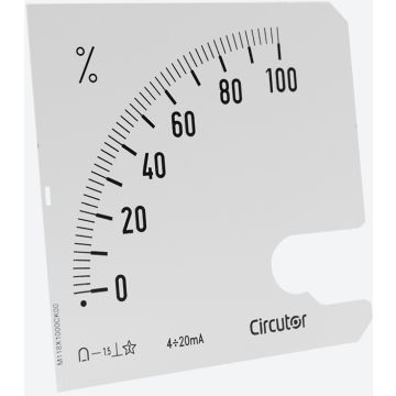 Escala intercambiable para Indicador de proceso BC48, panel 48x48