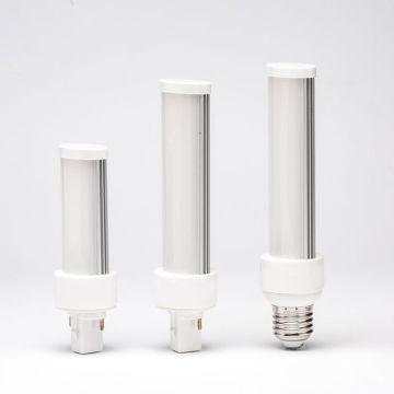 Lámp. tipo "CFL-PL" Elip. de 9W E27 Blanco cálido