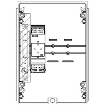 Caja general de protección CGPC-100/1 Iberdrola