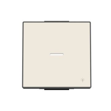 Tecla pulsador luz c/visor BL