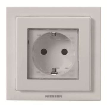 B.Schuko IP55 empotrar Zenit BL