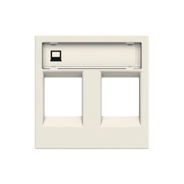 Tapa ventana 2 conectores BL