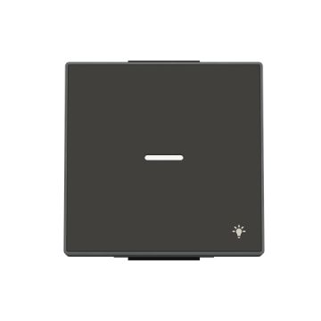 Tecla pulsador luz c/visor NS