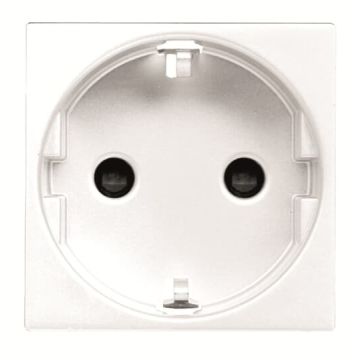 Base enchufe 2P+T p. inf. BL