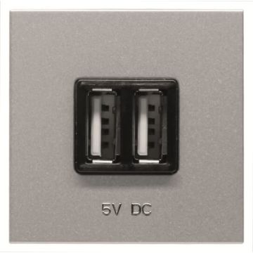 Toma cargador USB 2M 2x750mA/5V PL